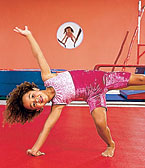 Girl Balancing