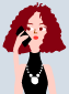 Woman with phone