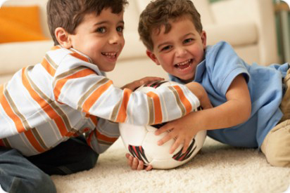 Kids with Soccer Ball