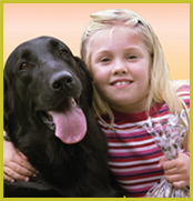 Girl with Dog