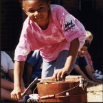 Girl Making Ice Cream