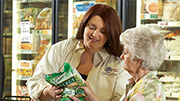 Shopping at the market