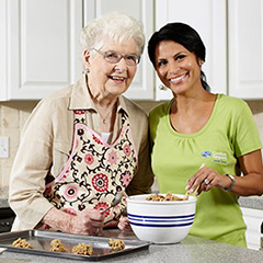 Senior and Caregiver