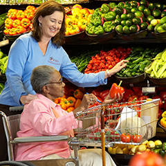 Senior and Caregiver