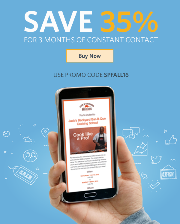 Save 35 On Constant Contact Save 35 For 3 Months Of Constant Contact Now Use Promo Code