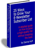 Book Cover: 25 Ways to Grow Your List