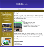 Conference Invite Templates: Vivid