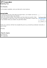 Basic Templates: Business Letter