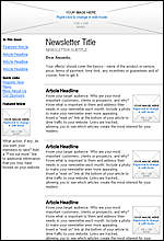 Basic Templates: Left Sidebar