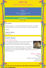 Holiday Templates: Mardi Gras Event