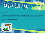 Holiday Templates: New Year's Card II