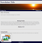 Religious Inspirational: Nature Template
