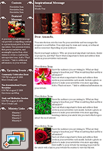 Religious Newsletter: Symbolic Template