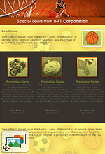 Retail Templates: Sports Promotion