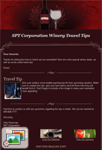 Travel and Tourism Templates: Travel Tips Winery