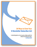 Book Cover: 36 Ways to Grow Your List