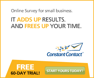 Online-listing.com Partnership with Constant Contact Free 60 Day Newsletter Trial and Online Survey for Small Local Business