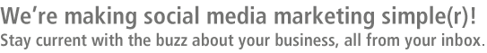 We're making social media marketing simple(r)!