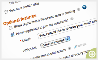 Online Event Registration - Constant Contact Example