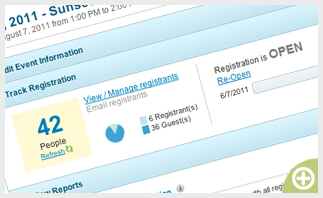 Online Event Ticketing, Tracking and Reporting - Constant Contact Example