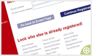 Online Event RSVP - Constant Contact Example