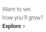 Want to see how you'll grow? Explore our products.