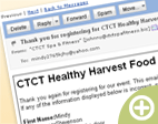 Automatic Event Confirmation Email