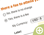 Select Event Fees And Payment Options
