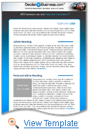 Professional Services Email Newsletter Template