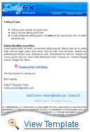 Professional Services Promotional Email Template