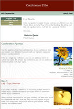 Conference Invite Templates: Radiant