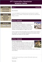 New Member Newsletter Templates: Strong Newsletter