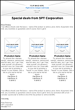 Basic Templates: 3 Column Promotion