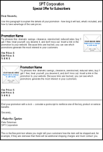 Basic Templates: Promotion