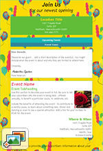 Birthday Email Event Invitation