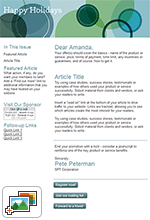 Holiday Newsletter Template