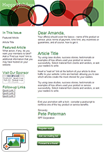 Holiday Newsletter Template