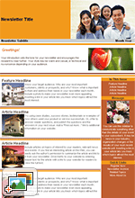 Email Newsletter Template - People