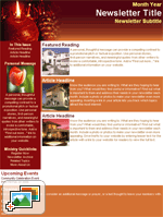 Religious Newsletter Templates: Holiday II