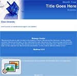 Inspirational Holiday Newsletter Template II
