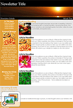 Religious Newsletter Template - Nature