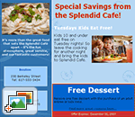 Restaurant Email Template - Promotion