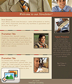 Men's Apparel Promotion Email Template