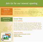 Spring Event Email Template