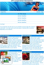 Summer Vacation Newsletter template