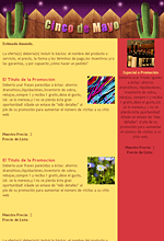 Spanish Templates: Cinco de Mayo