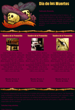 Spanish Templates: D&iacute;a de los Muertos