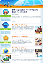 Travel Tips Newsletter Template