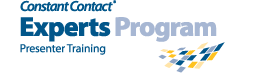 Constant Contact Experts Program - Presenter Training