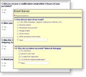 Constant Contact's online survey templates